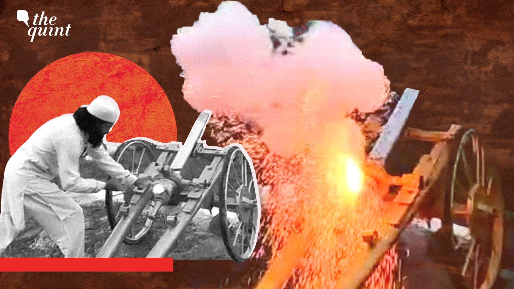 <div class="paragraphs"><p>As the day-long Ramadan fast comes to an end, the residents of <a href="https://www.thequint.com/topic/madhya-pradesh">Madhya Pradesh's</a> Raisen district are greeted with a loud bang of a cannon, which is fired from red from the <a href="https://www.thequint.com/news/india/communal-clash-in-madhya-pradesh-raisen-what-happened-between-tribals-and-muslims">Raisen</a> Fort every day of the holy month.</p></div>