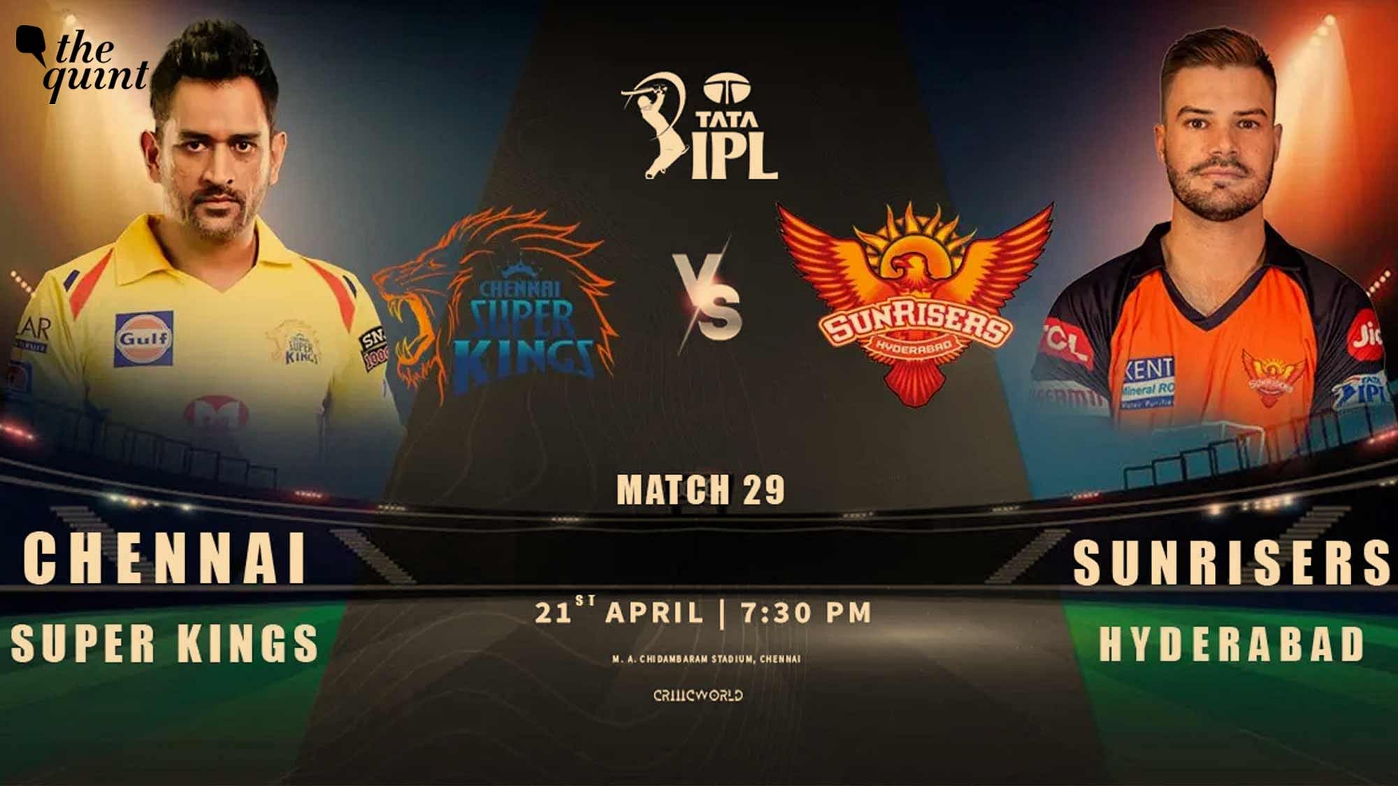 CSK vs SRH Tickets Booking IPL 2023 When, Where, and How To Book Online and Offline Tickets of Match 29