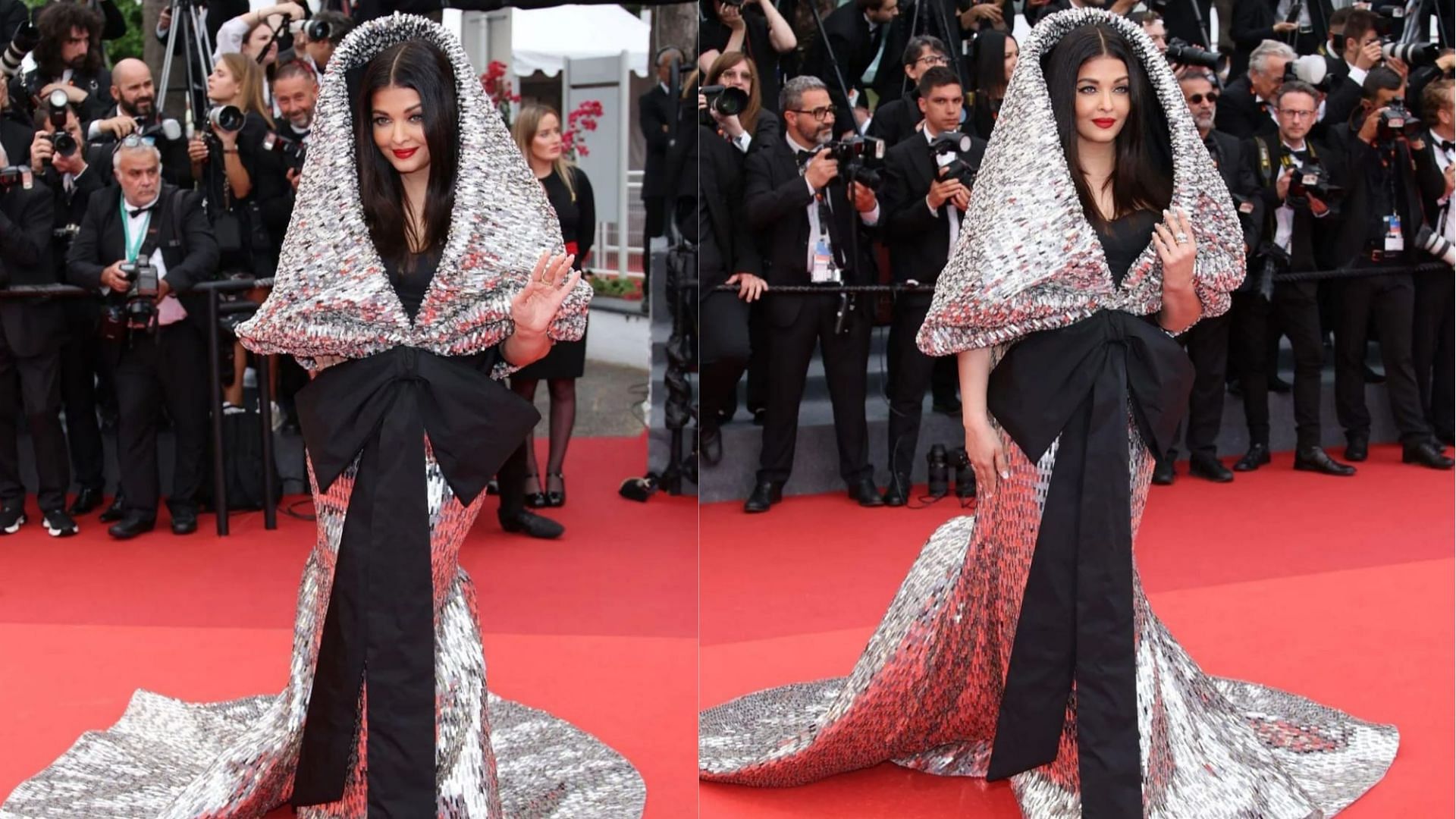 <div class="paragraphs"><p>In Pics: Aishwarya Rai Stuns In Silver Hooded Gown at Cannes 2023</p></div>