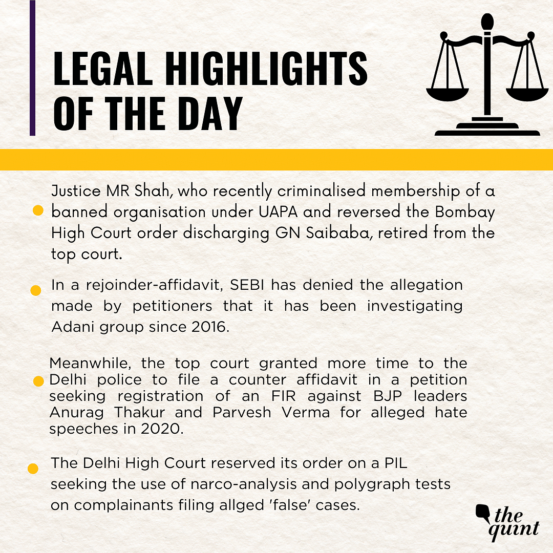Catch the top legal updates from the day here!