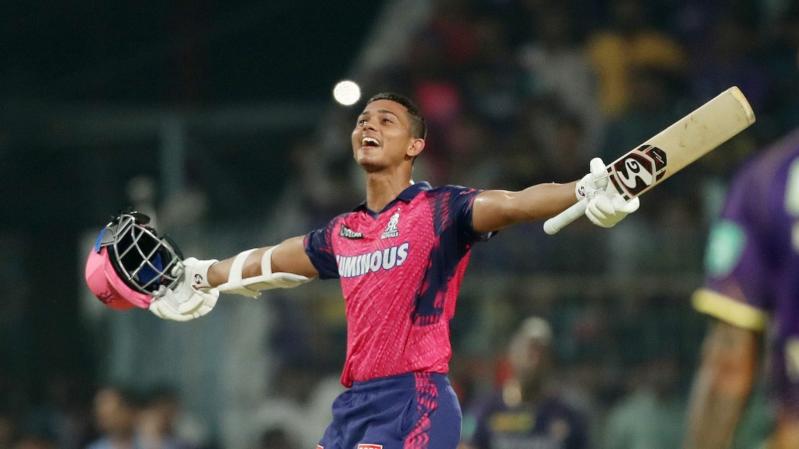 <div class="paragraphs"><p>Yashaswi Jaiswal of Rajasthan Royals celebration beating&nbsp; Kolkata Knight Riders at the Eden Gardens Stadium, Kolkata, on the 11th May 2023</p></div>