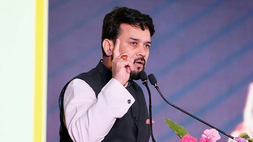 <div class="paragraphs"><p>Anurag Thakur spoke to the media on the sidelines of an event in Lucknow.</p></div>