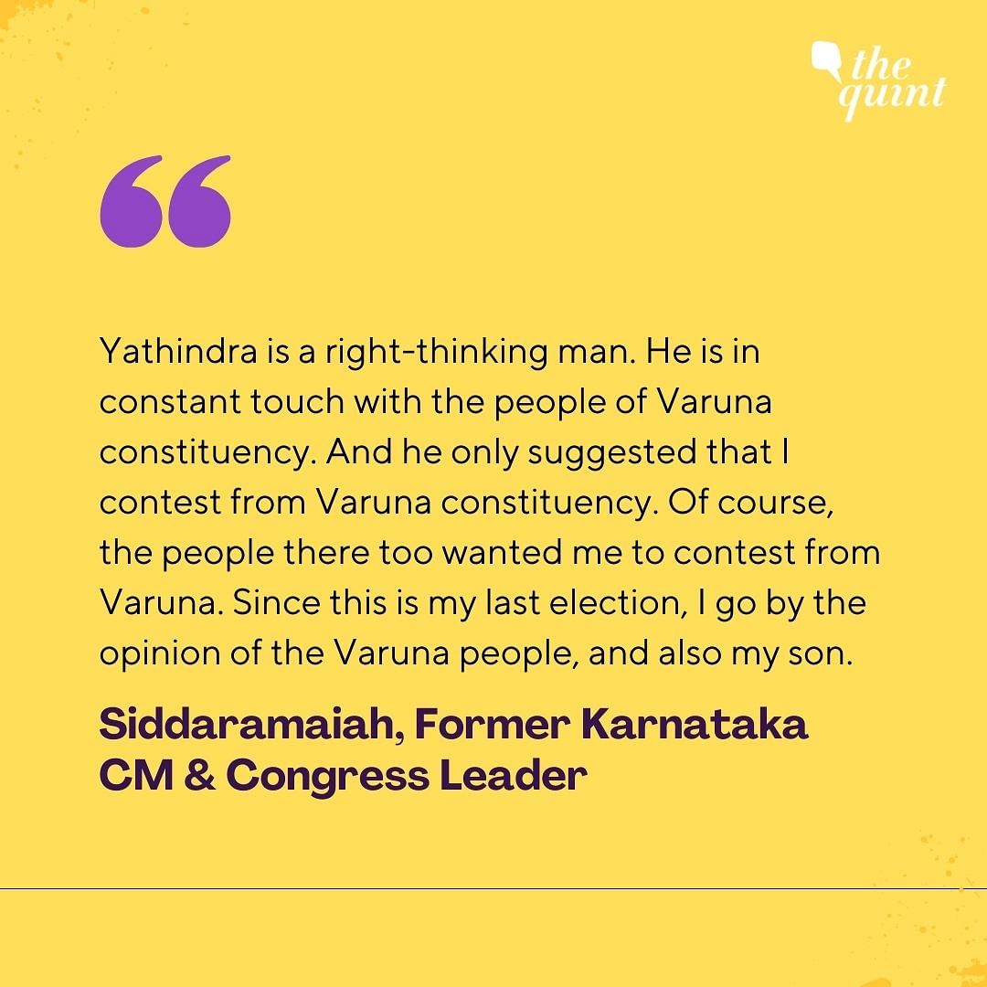 Former Chief Minister Siddaramaiah had earlier said Karnataka elections 2023 will be his last electoral contest.