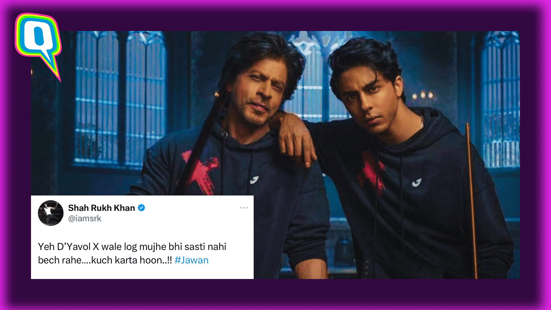 <div class="paragraphs"><p>Shah Rukh Khan's Witty Reply To Fan Asking D'YAVOL X To Sell Cheaper Jackets</p></div>