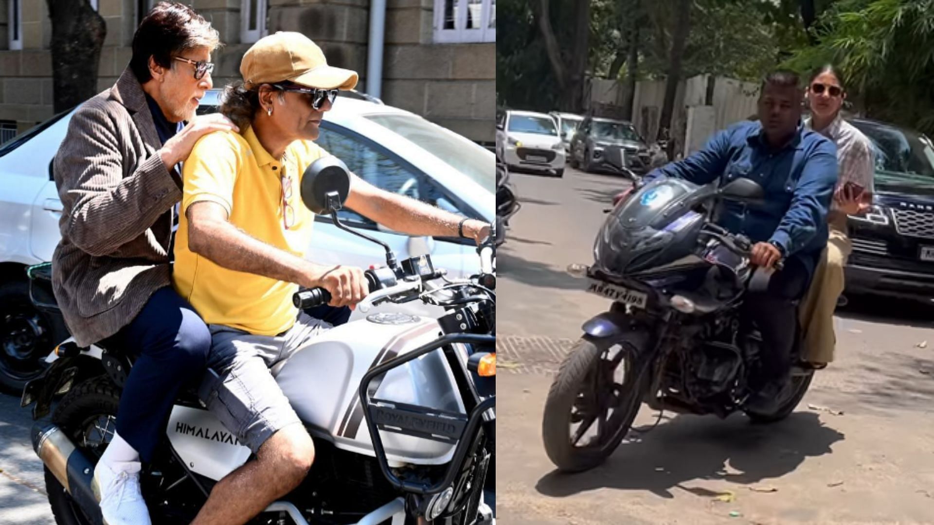 <div class="paragraphs"><p>Amitabh Bachchan &amp; Anushka Sharma Ride Bike Without Helmets, Mumbai Police React</p></div>