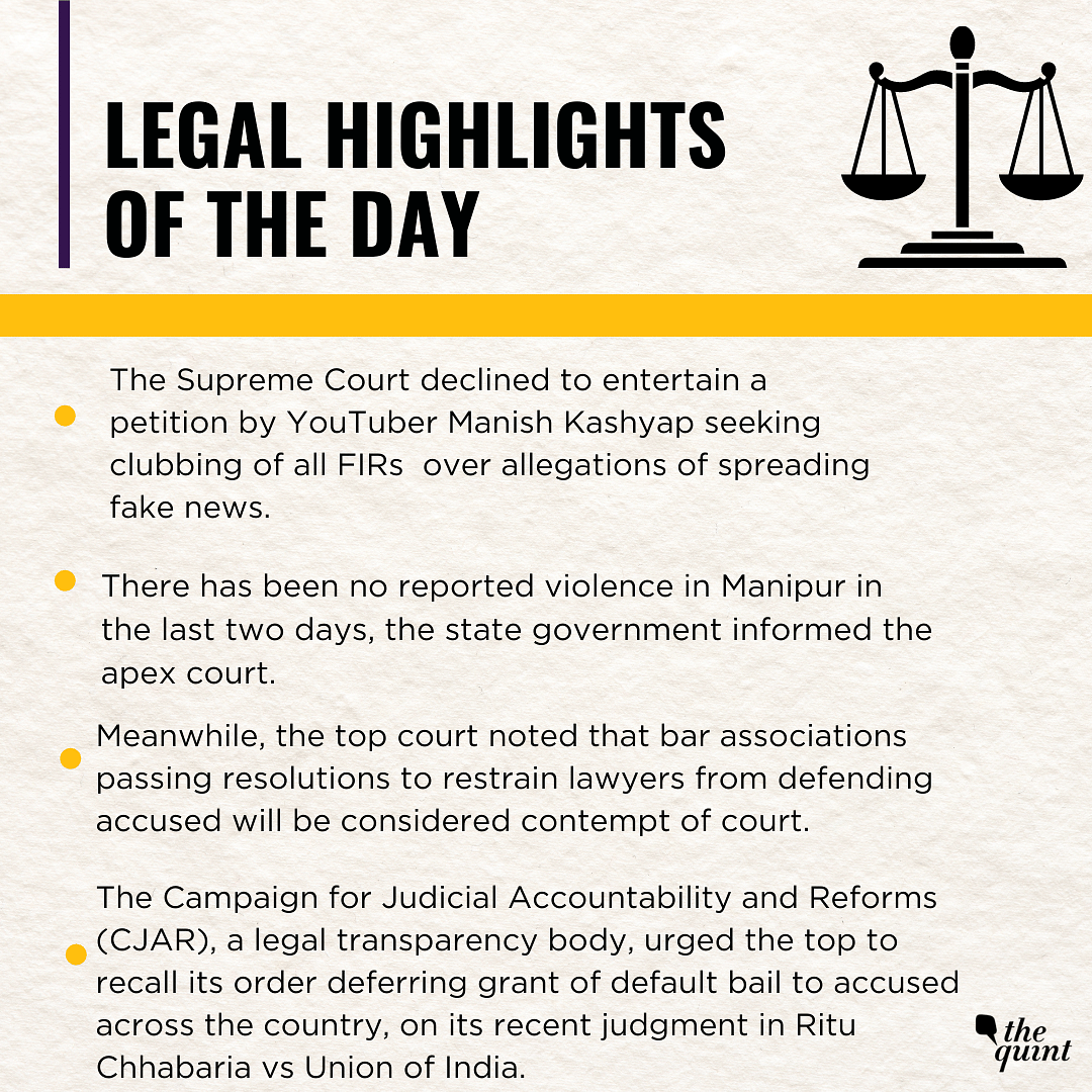 Catch all the top legal highlights from the day here!