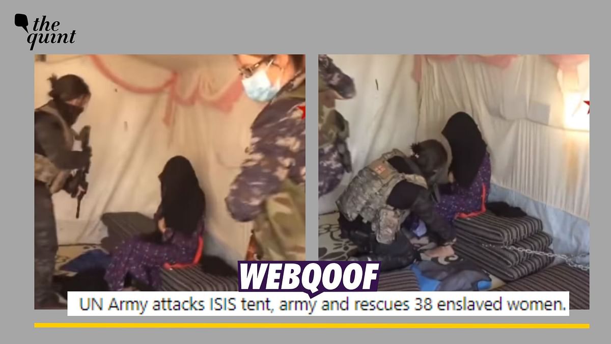 Video Shows Hindu & Christian Women Being Rescued From an ISIS Camp? No!