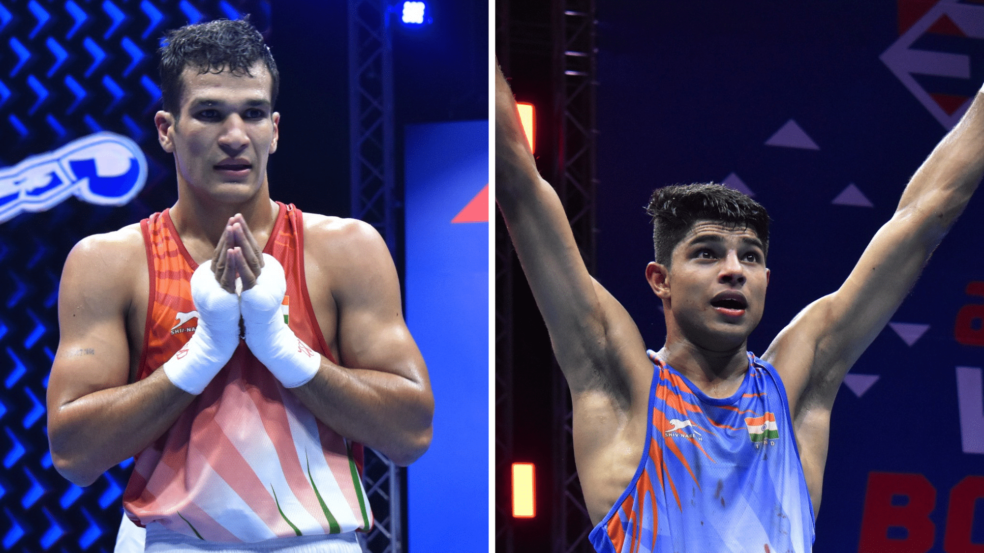 <div class="paragraphs"><p>Indian Boxers Akash Sangwan and Nishant Dev register easy wins to move to the pre-quarters of the World Boxing Championship</p></div>