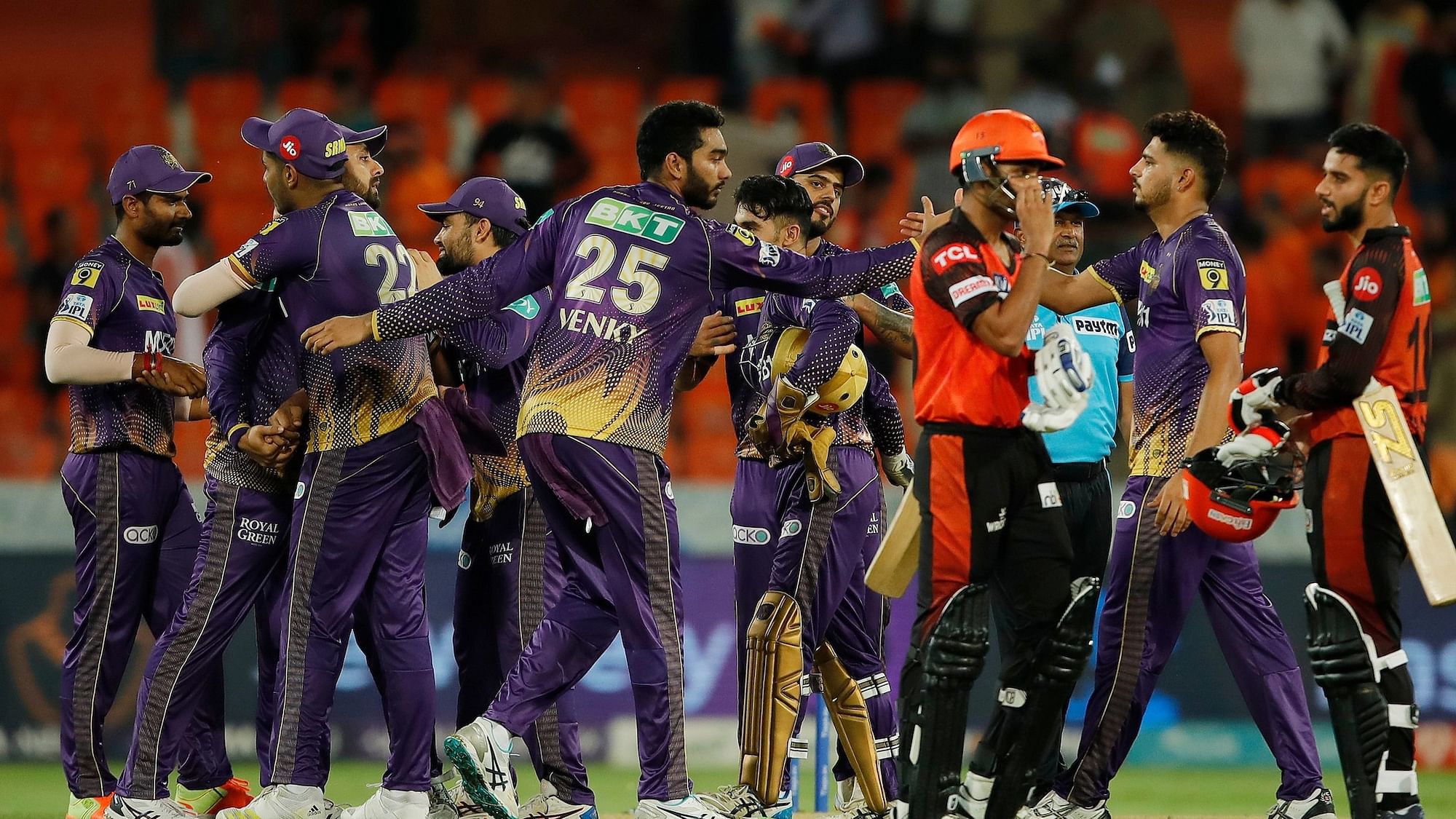 <div class="paragraphs"><p>IPL 2023: Kolkata beat Hyderabad by 5 runs on Thursday.</p></div>