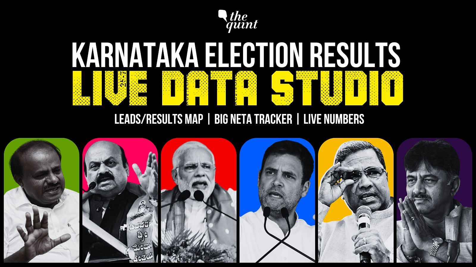<div class="paragraphs"><p>The Quint's Karnataka Election LIVE Data Studio is your one-stop destination for all real-time updates and numbers on Counting Day.</p></div>