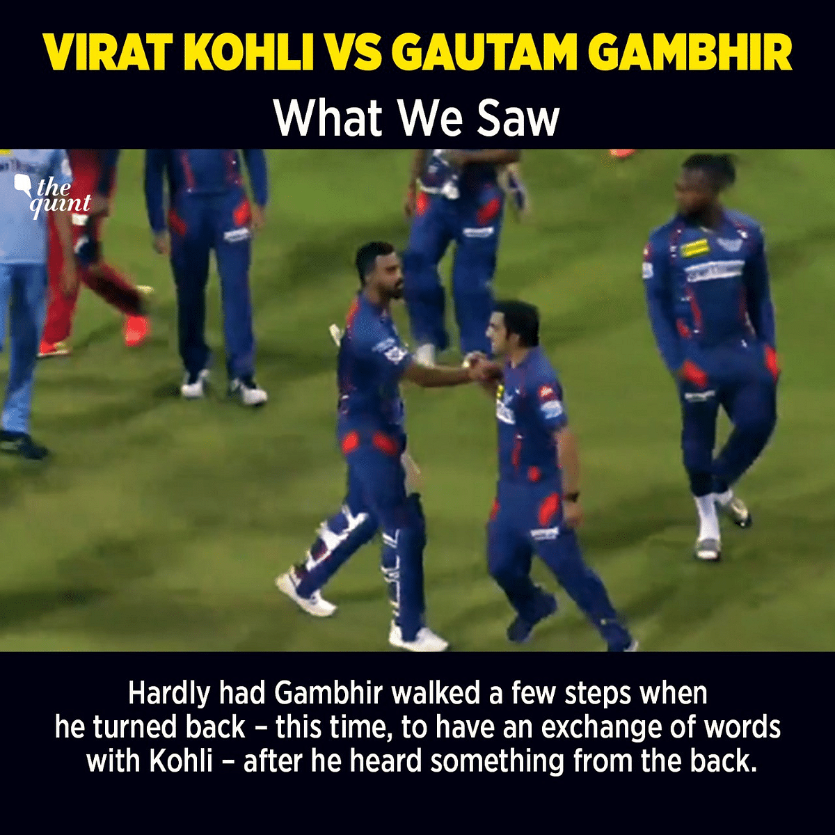IPL 2023: Virat Kohli and Gautam Gambhir had yet another altercation on 1 May. Here's what transpired at Lucknow.