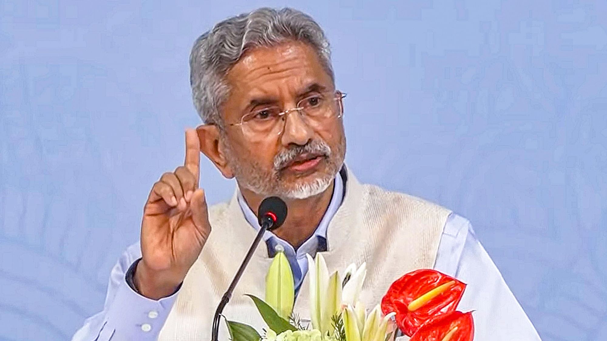 <div class="paragraphs"><p>External Affairs Minister S Jaishankar on Friday, 5 May, slammed his Pakistani counterpart Bilawal Bhutto Zardari as a "promoter, justifier and spokesperson" of a terrorism industry.</p></div>