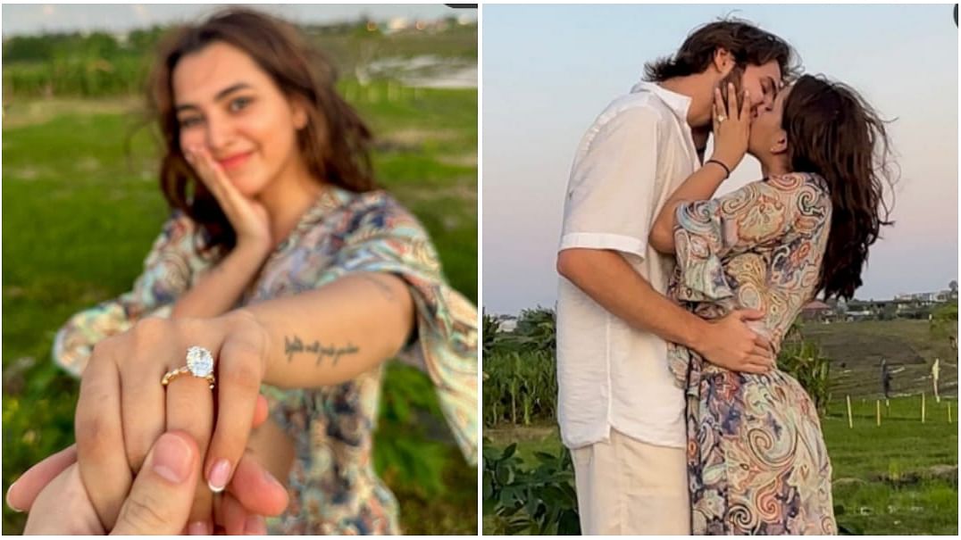 <div class="paragraphs"><p>Anurag Kashyap's Daughter Aaliyah Kashyap Gets Engaged to Boyfriend Shane Gregoire</p></div>