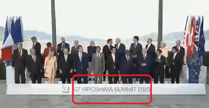 A longer version of the video and other visuals showed PM Modi interacting with several leaders at the summit. 