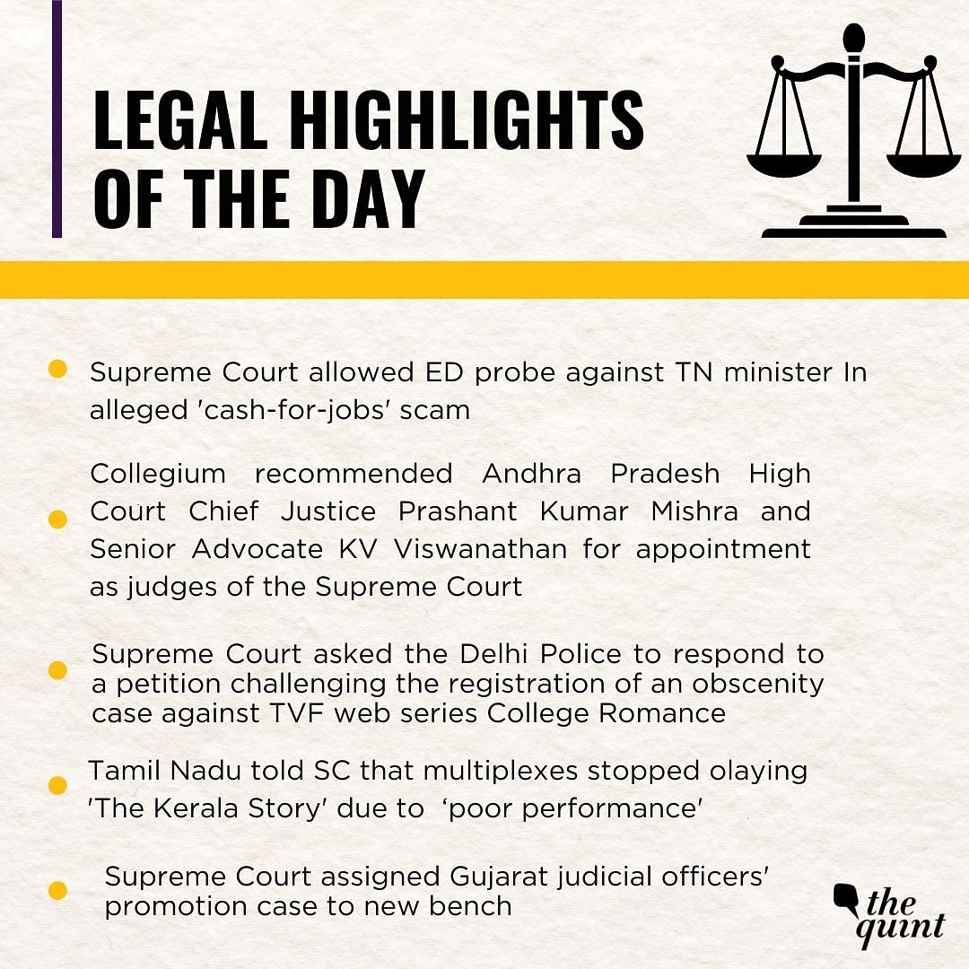 Catch all the top legal updates from the day here!