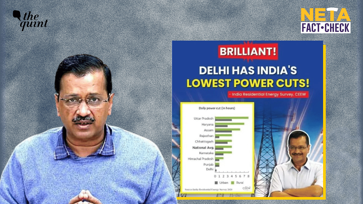 Delhi CM Arvind Kejriwal Shares Old, Manipulated Graphic on Power Cuts