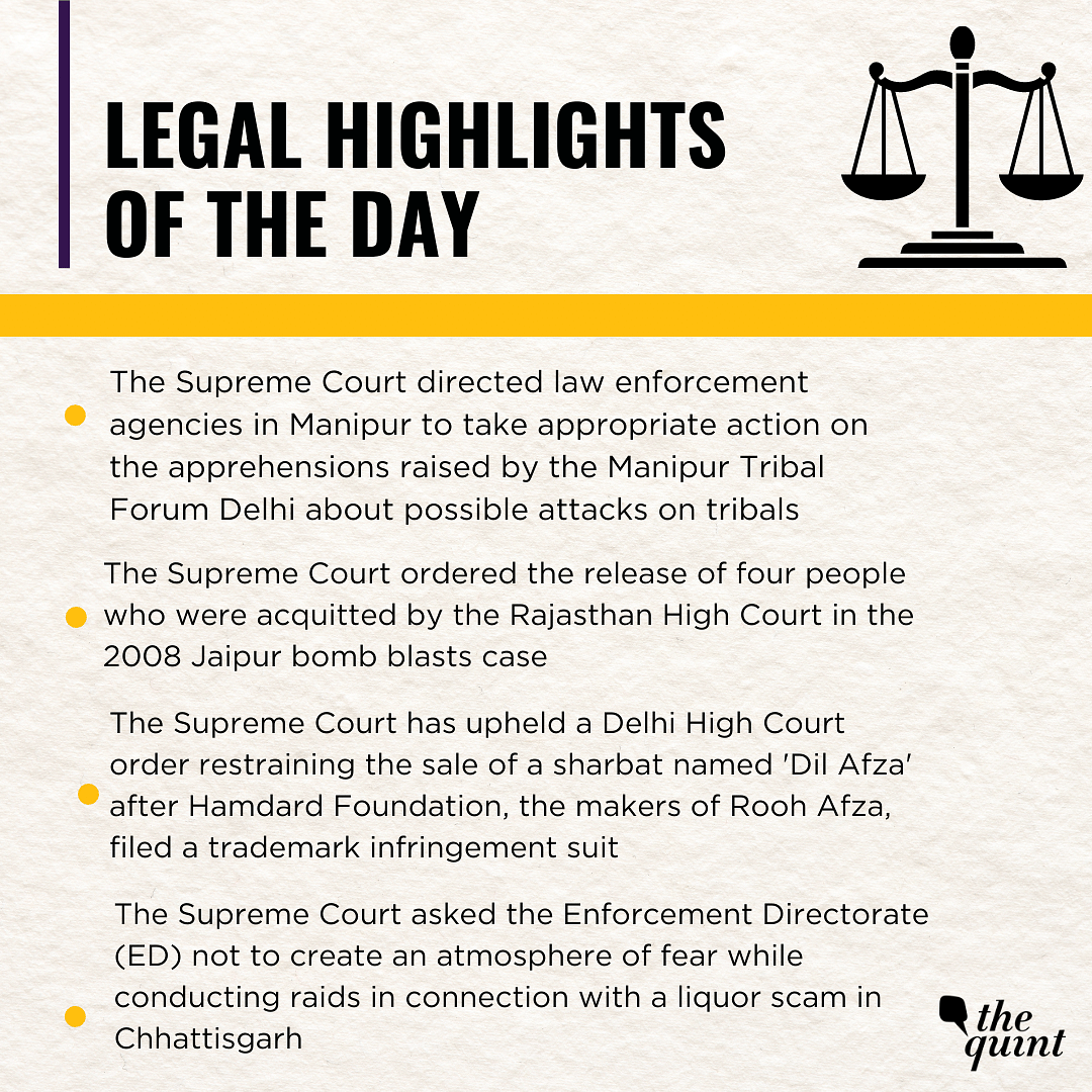 Catch the legal updates from the day here!
