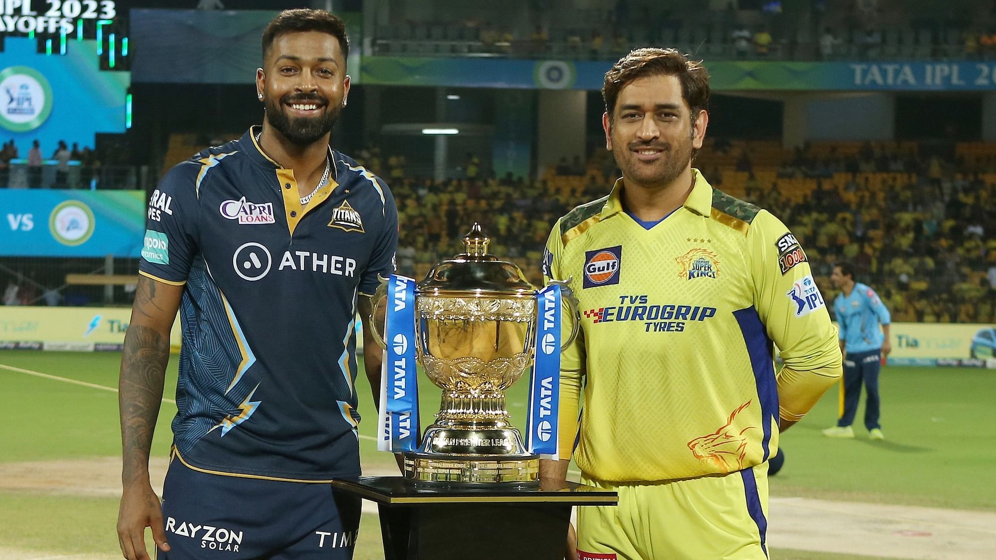<div class="paragraphs"><p>MS Dhoni's CSK will be playing defending champions Gujarat Titans in the IPL 2023 final on Sunday.</p></div>
