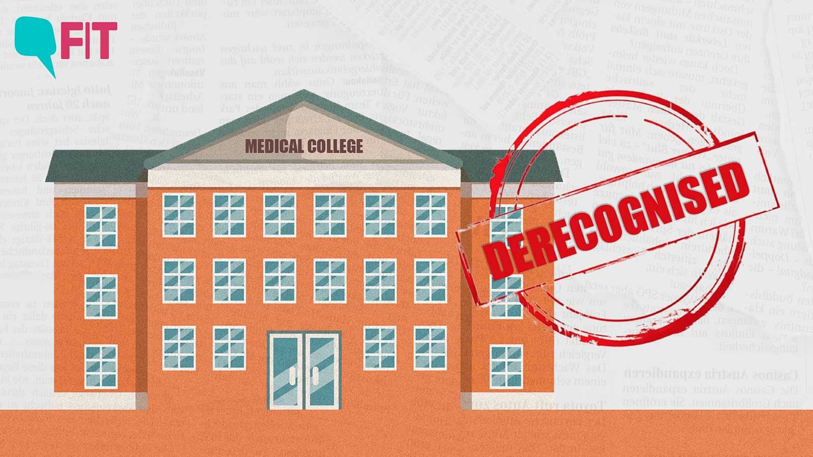 <div class="paragraphs"><p>40 medical colleges in India have lost recognition over the last two months for not being up to NMC's standards. </p></div>