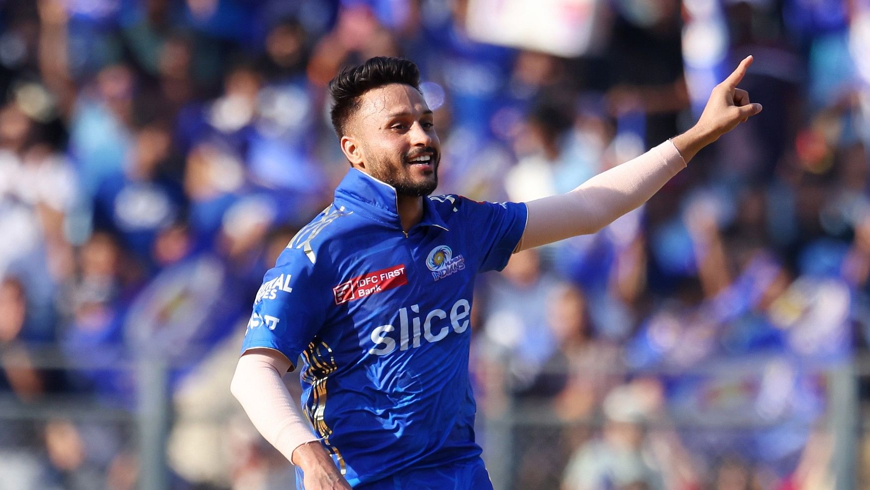 <div class="paragraphs"><p>IPL 2023: Akash Madhwal got Mumbai Indians important breakthroughs in the must-win match against Sunrisers Hyderabad.</p></div>
