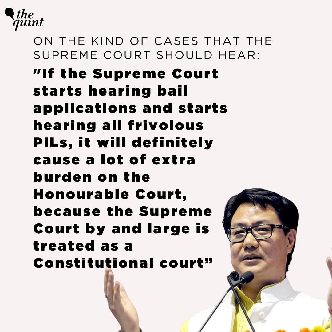In a rejig that was announced early on Thursday, 18 May, Kiren Rijiju was replaced as the Union Minister of Law.
