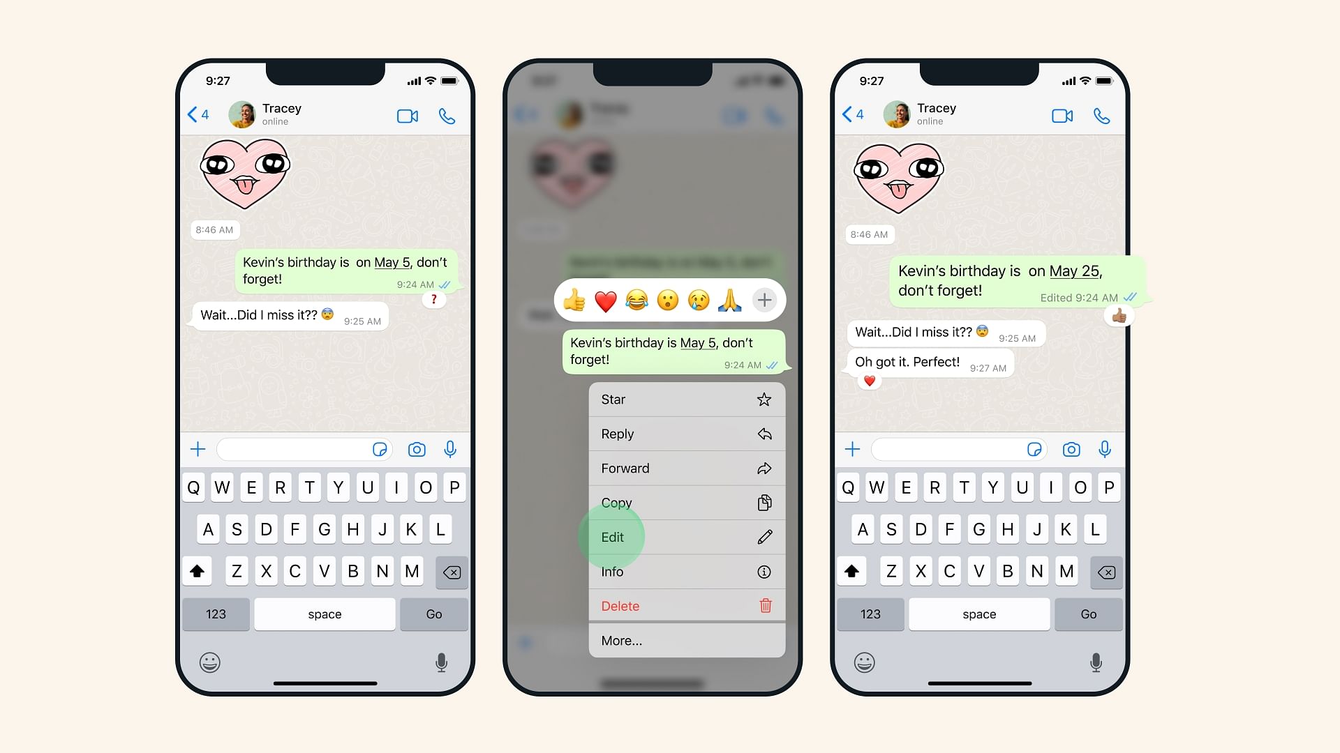 <div class="paragraphs"><p>WhatsApp has answered the prayers of users who are always looking to change something in the message they just sent.</p></div>