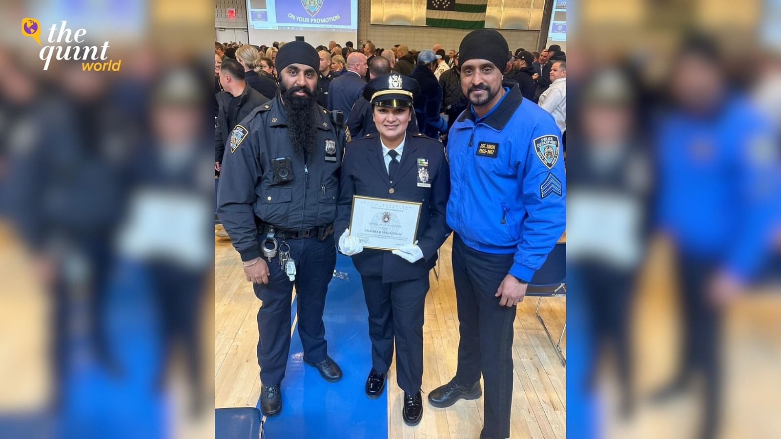 <div class="paragraphs"><p>Captain Pratima Bhullar Maldonado created history by becoming a captain in the police force after her promotion last month, CBS News reported on Monday.</p></div>