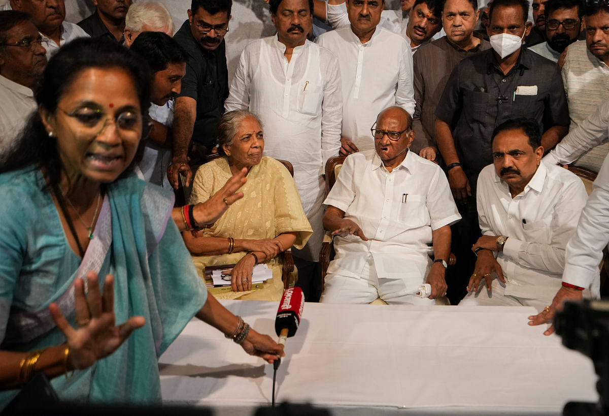 Sharad Pawar's move to resign as the NCP chief was more about the brewing crisis within the NCP than anything else.