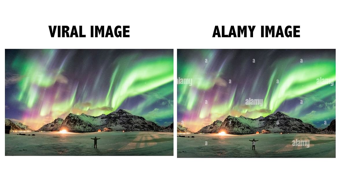 We found that while the first three images show the Northern Lights in Norway, the fourth one is from Iceland. 