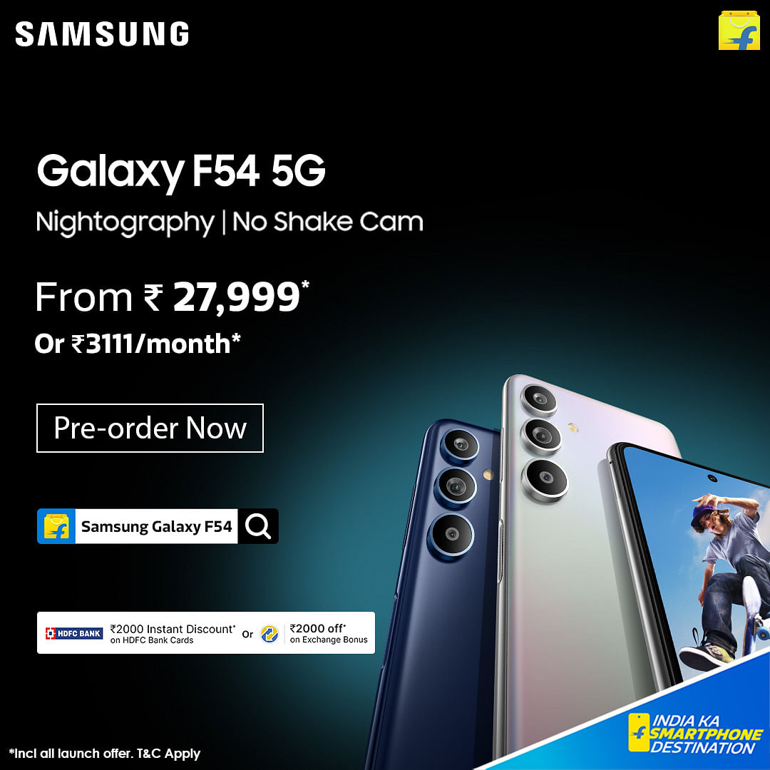Unveiling the Samsung Galaxy F54 5G, a revolutionary new smartphone that's way ahead of other phones in its category