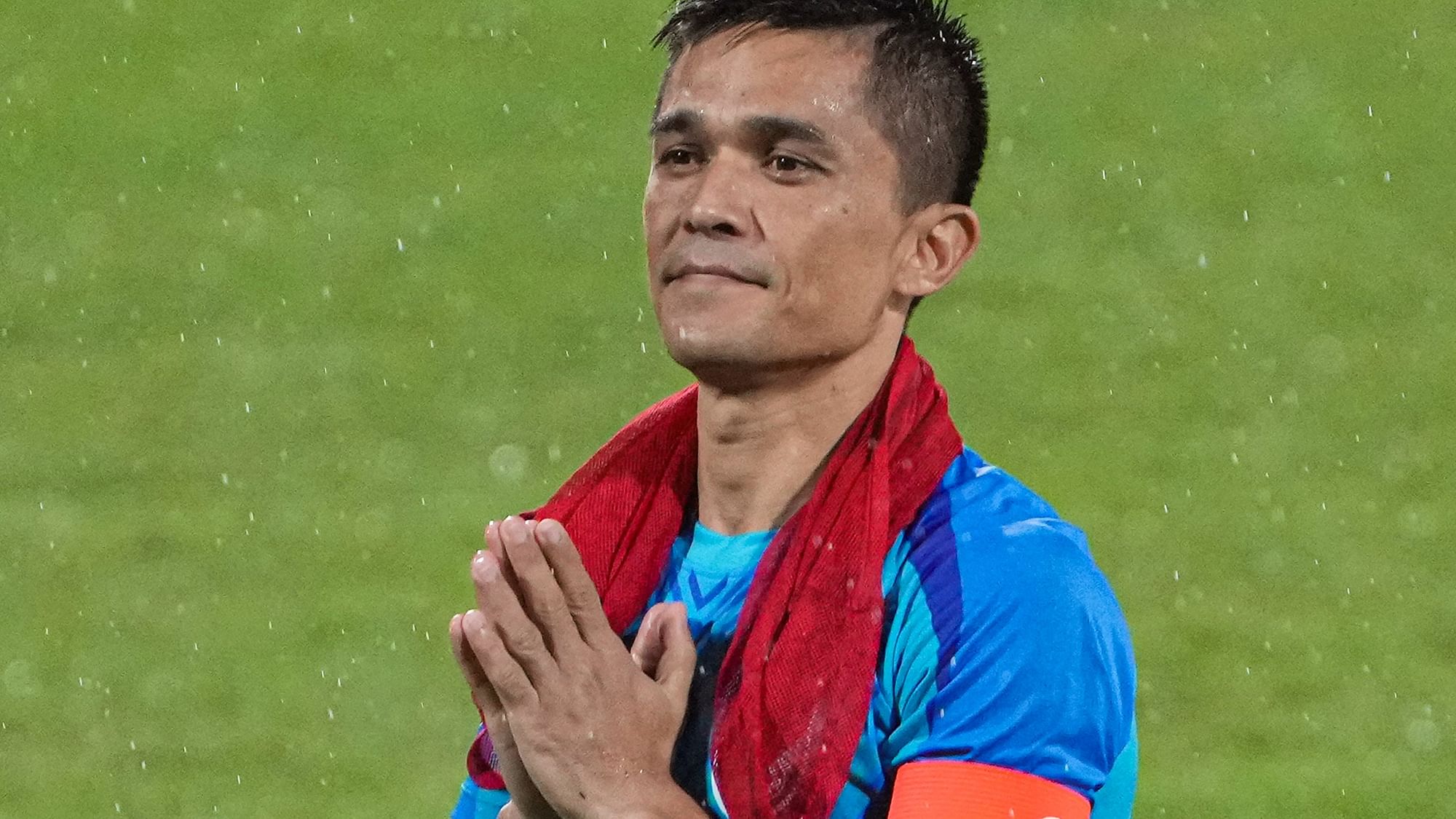 <div class="paragraphs"><p>Sunil Chhetri speaks after India registers a victory over Bangladesh&nbsp;</p></div>