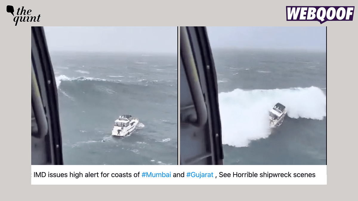 Fact-Check: Old Video of Shipwreck From USA Shared as Effect of Cyclone Biparjoy