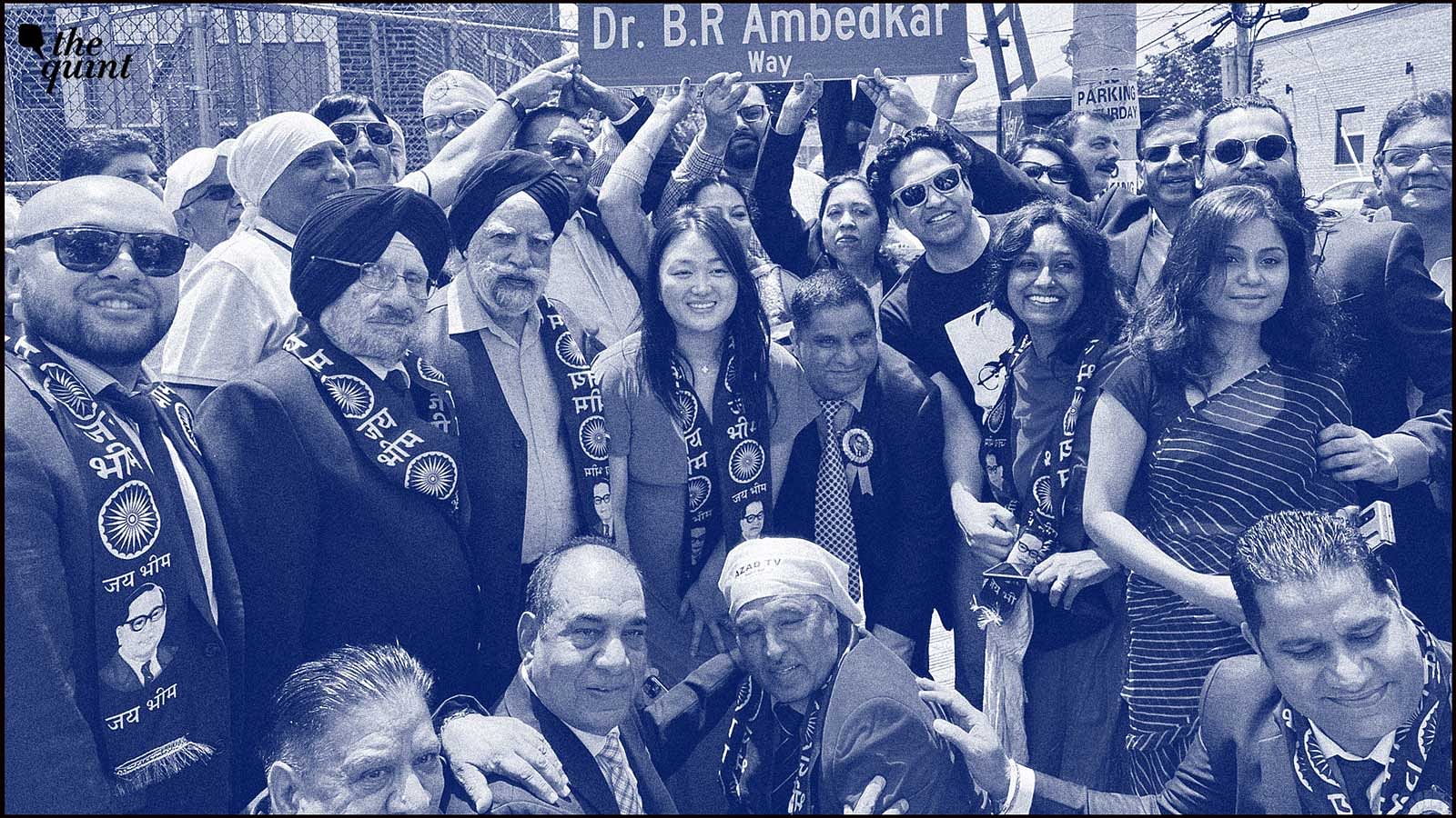 <div class="paragraphs"><p>A street plate bearing the words 'Dr. B.R Ambedkar Way' was put up at the intersection of Broadway and 61st Street.</p></div>