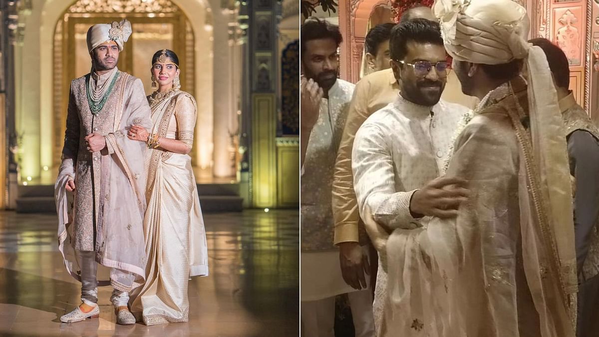 In Pics: Sharwanand and Rakshitha Reddy Tie The Knot; Ram Charan Attends Wedding