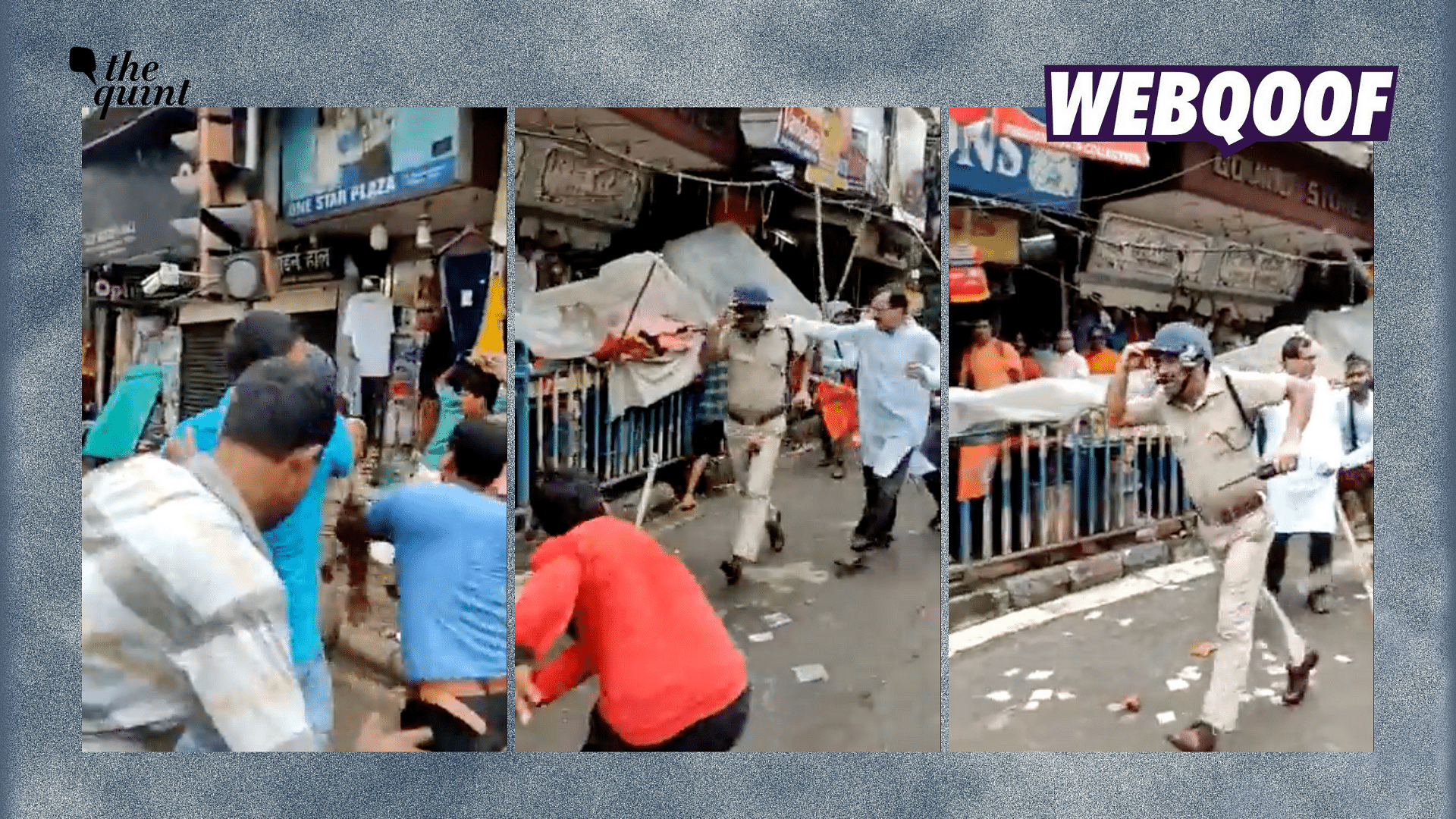 <div class="paragraphs"><p>The viral video dates back to September 2022 and shows violence during a BJP protest in West Bengal's Kolkata.</p></div>