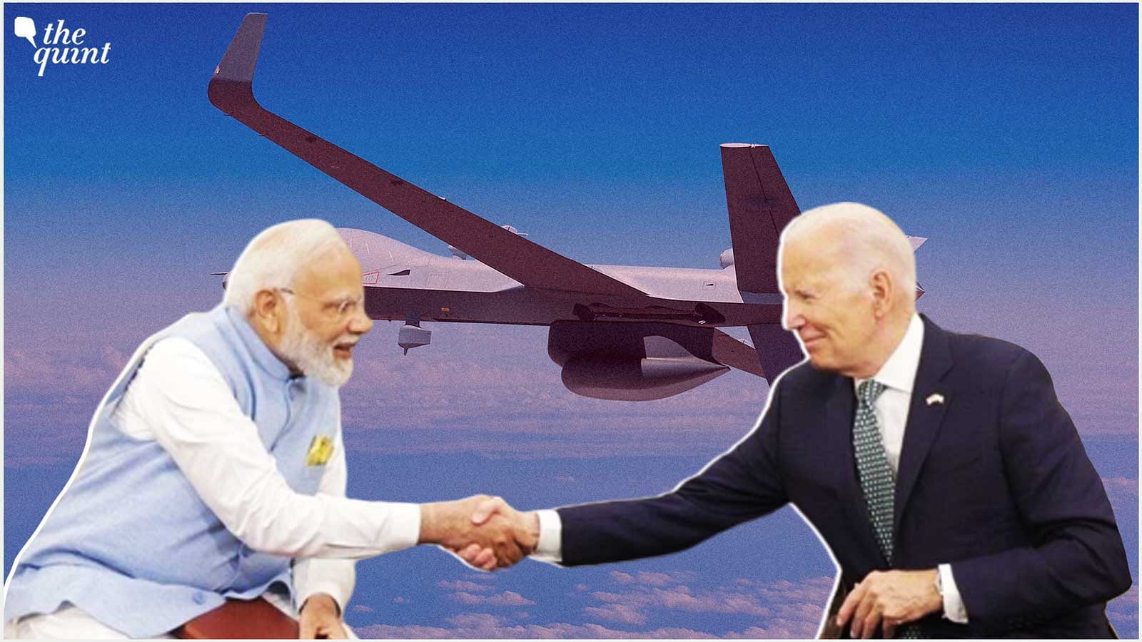 <div class="paragraphs"><p>The Modi visit has enabled an agreement to be inked for a government-to-government, or G2G supply of 31 MQ-9B armed drones worth USD 3 billion.</p></div>