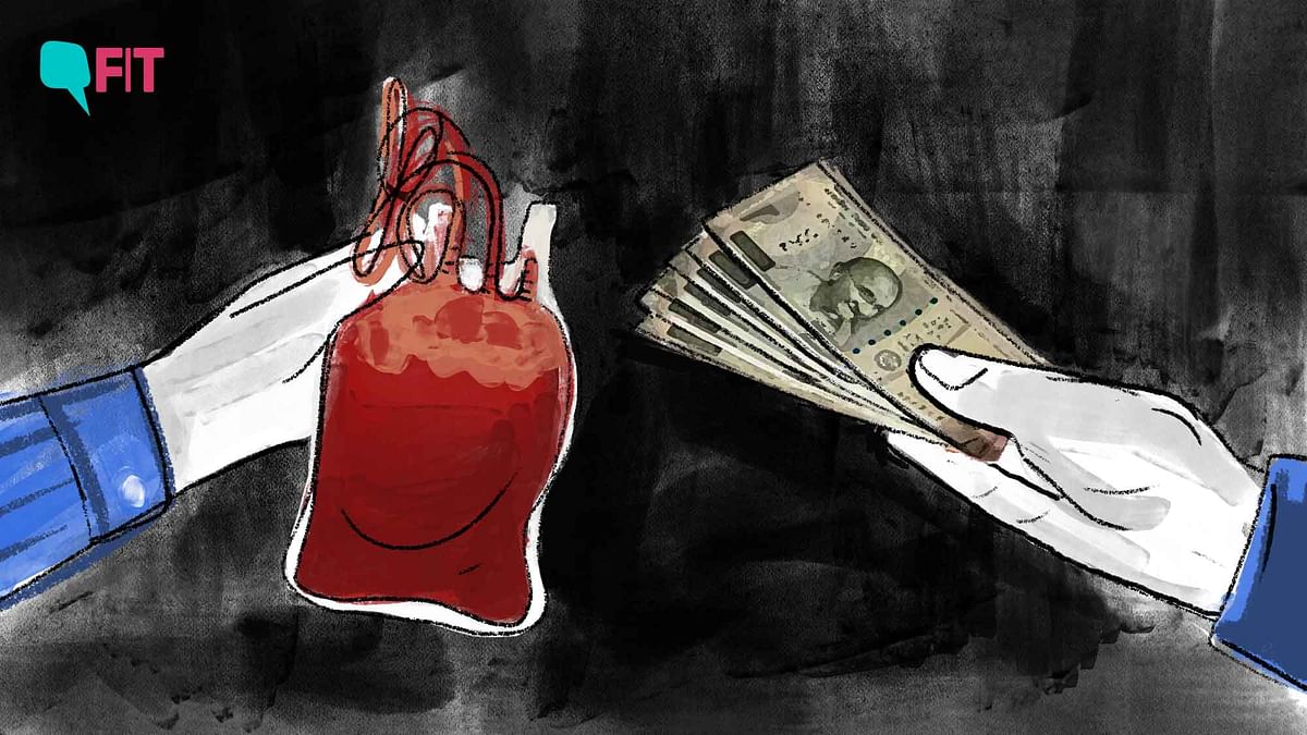 Although it is illegal, why is there a thriving market for paid blood donors in India?