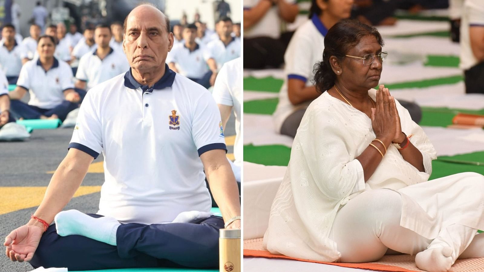 <div class="paragraphs"><p>Across India, politicians gathered at various events to perform yoga and spread awareness about its reported health benefits.</p></div>