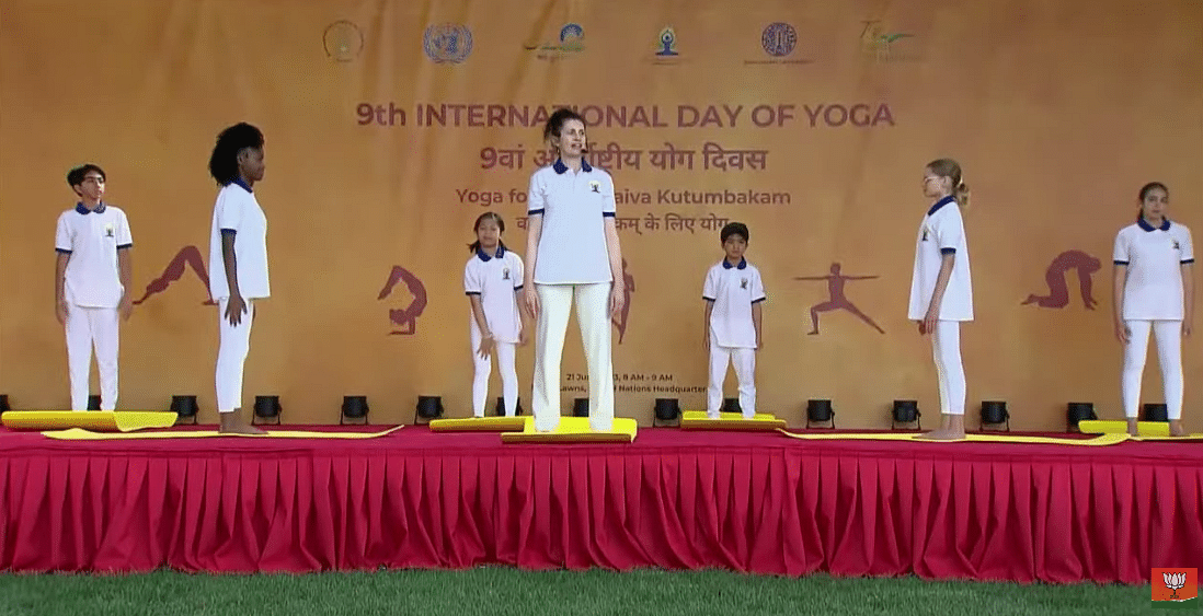 PM Modi Leads Yoga Day Celebrations at UN HQ