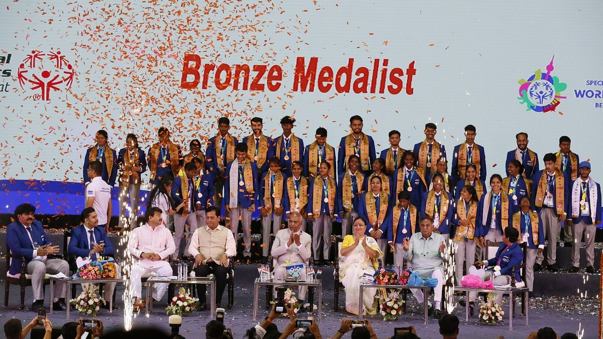 Special Olympics Bharat organised a felicitation ceremony for the special athletes who won medals for the country