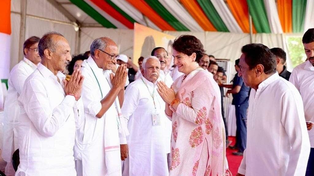 <div class="paragraphs"><p>Priyanka Gandhi on 12 June kickstarted the Congress' Assembly election campaign in Jabalpur, Madhya Pradesh.</p></div>