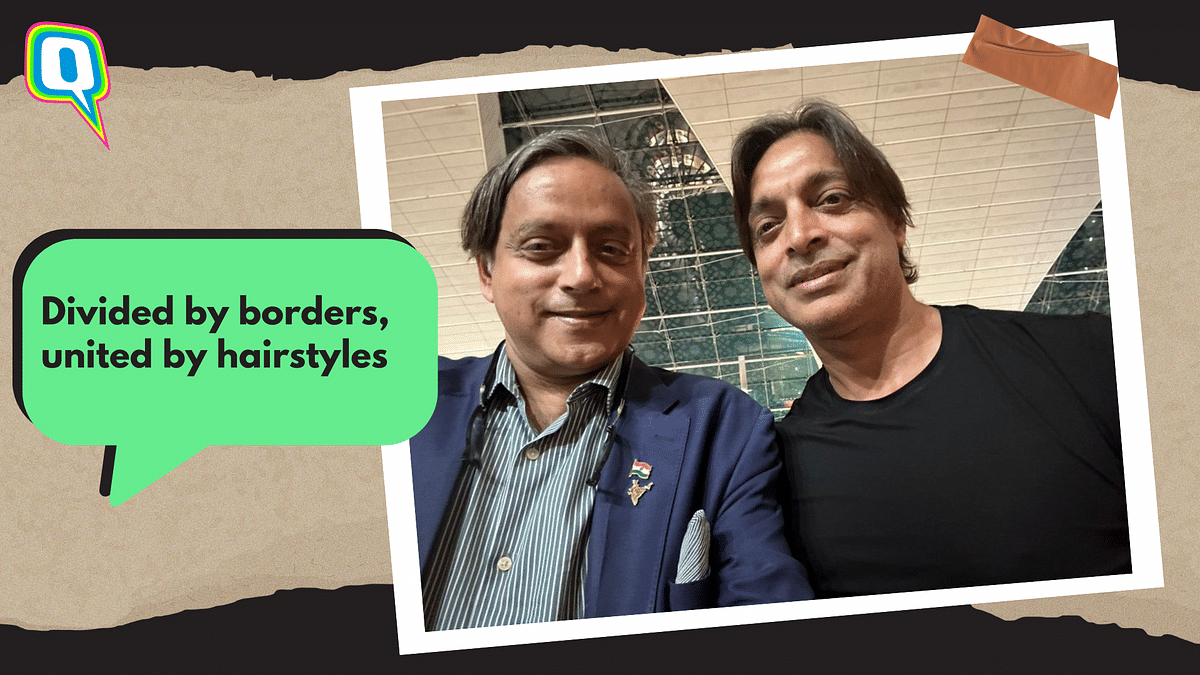 Here’s Why Shashi Tharoor’s Picture With Shoaib Akhtar Went Viral