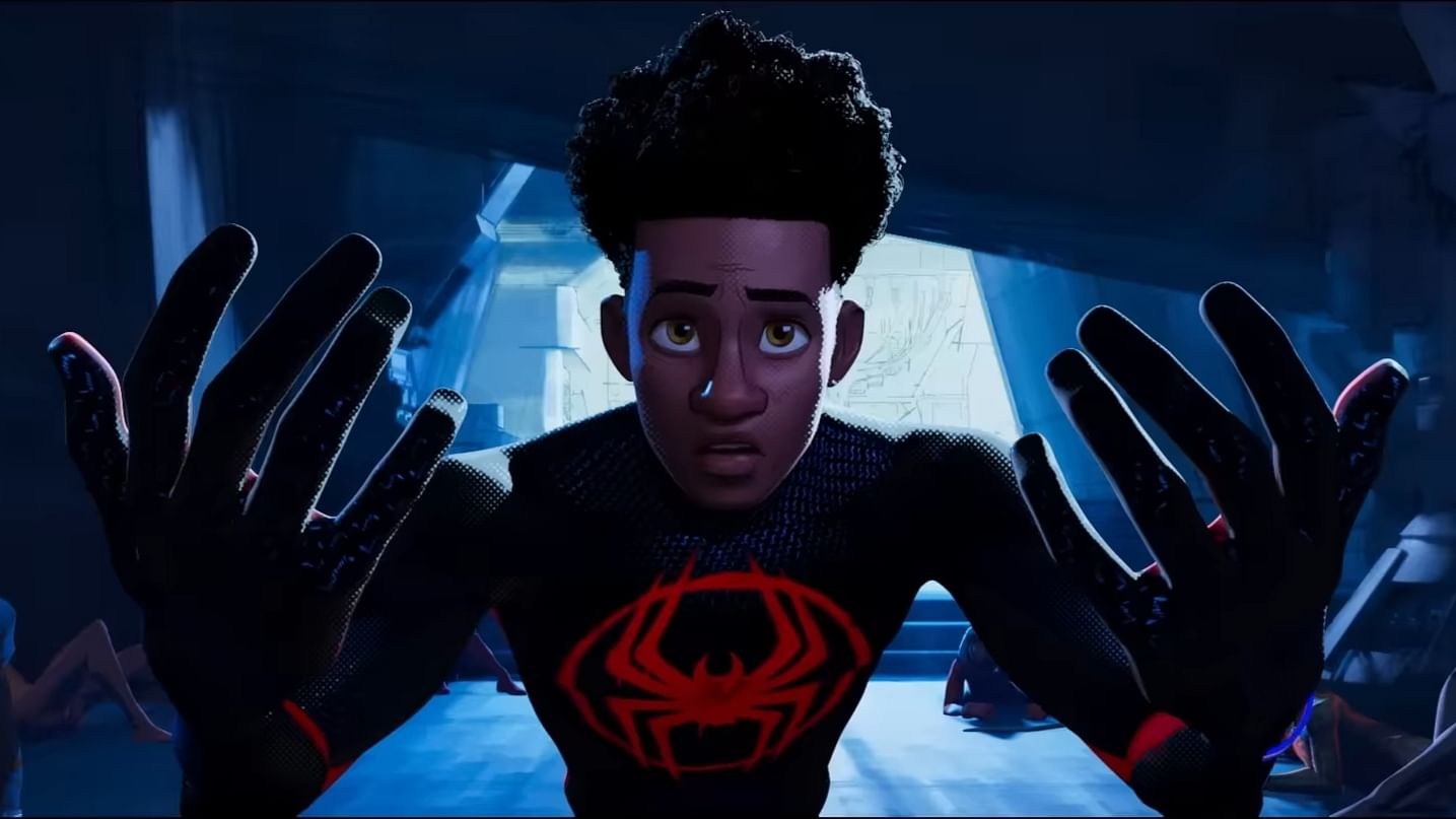 <div class="paragraphs"><p>Miles Morales in a still from&nbsp;<em>Spider-Man: Across the Spider-Verse.</em></p></div>