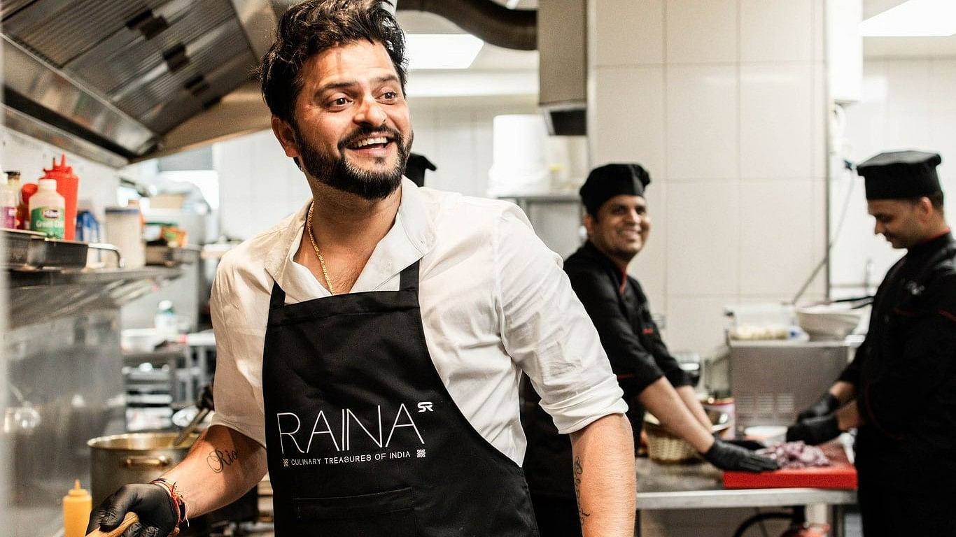 <div class="paragraphs"><p>Suresh Raina starts an Indian restaurant in Amsterdam</p></div>