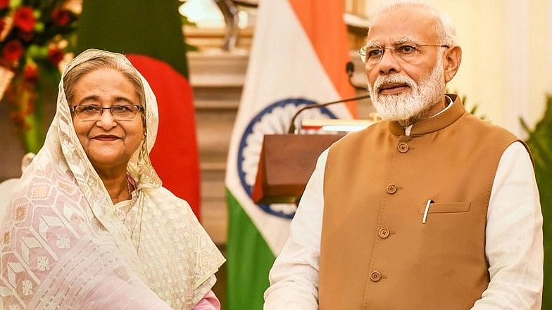 <div class="paragraphs"><p>Bangladesh Prime Minister&nbsp;Sheikh Hasina and Indian Prime Minister Narendra Modi.&nbsp;</p></div>