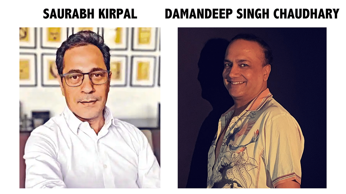 The man in the video was identified as Damandeep Singh Chaudhary, and doesn't show senior advocate Saurabh Kirpal.