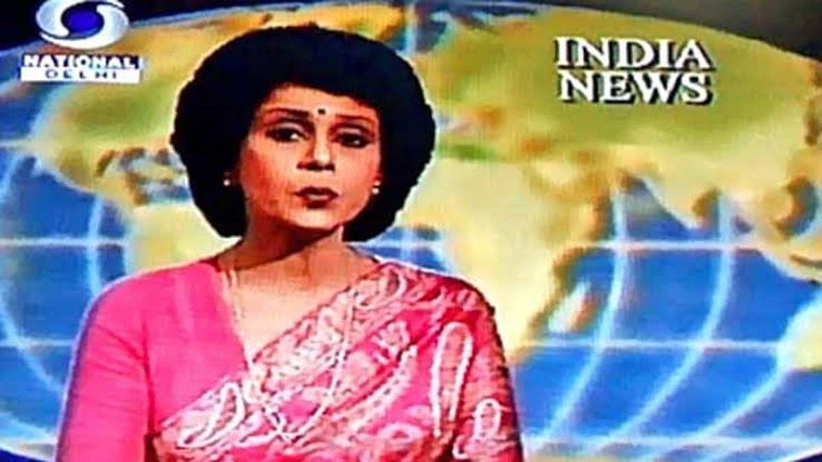 <div class="paragraphs"><p>One of India's first English news presenter Gitanjali Aiyar.</p></div>