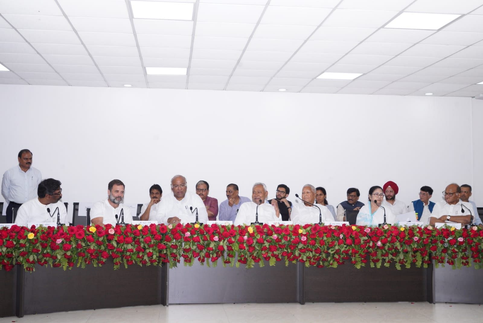 <div class="paragraphs"><p>Opposition leaders at Opposition Unity meet in Patna, Bihar, on Friday, 23 June.</p></div>