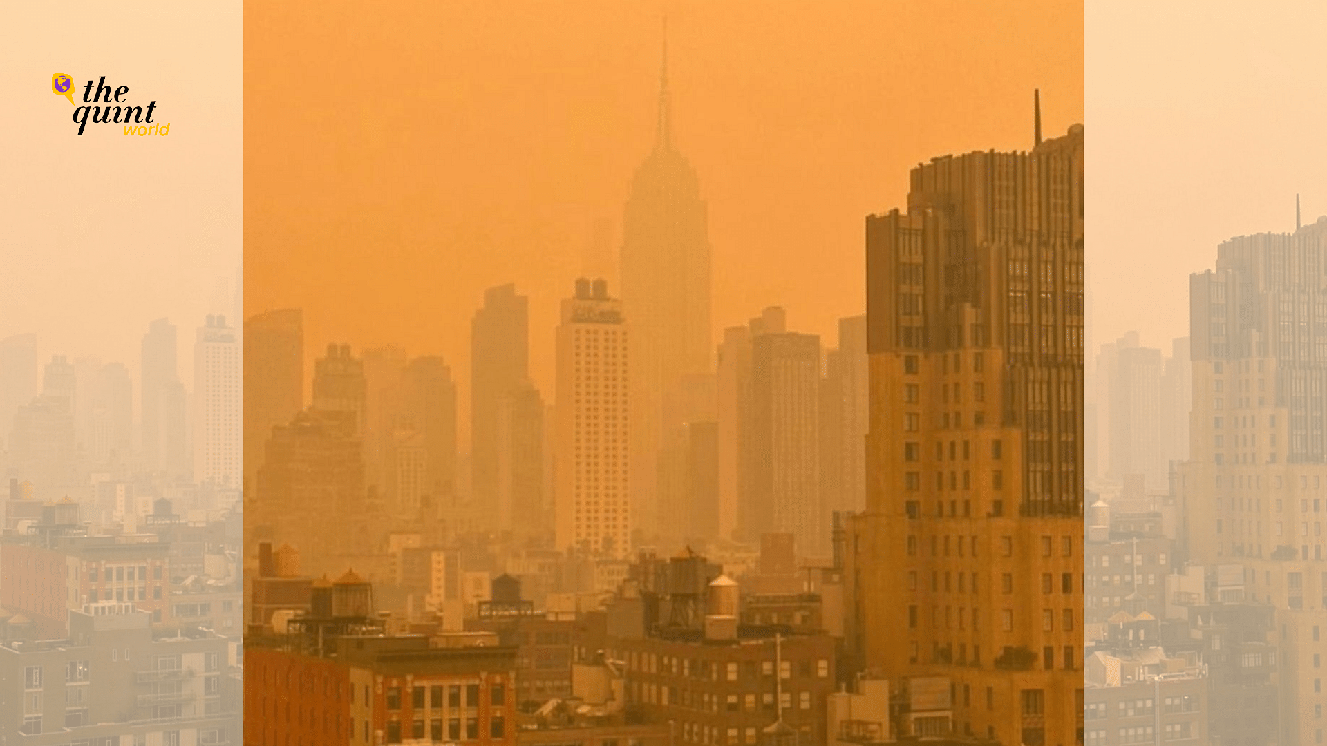 <div class="paragraphs"><p>New York residents were encouraged to stay indoors as the thick haze led to flight delays and postponed various sporting events in the city on Wednesday 7 June.&nbsp;</p></div>