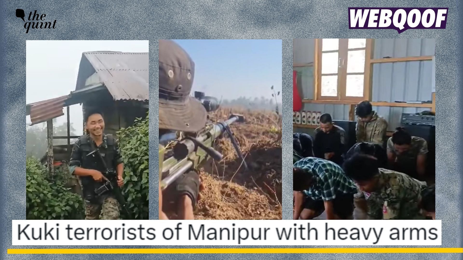 <div class="paragraphs"><p>Fact-check: These viral videos of armed men are from Myanmar and have been falsely linked with Manipur and the Kuki community.</p></div>